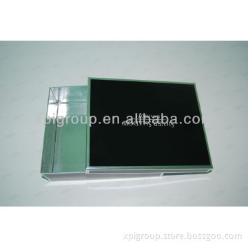 Black Packaging Box with foil hot stamping logo